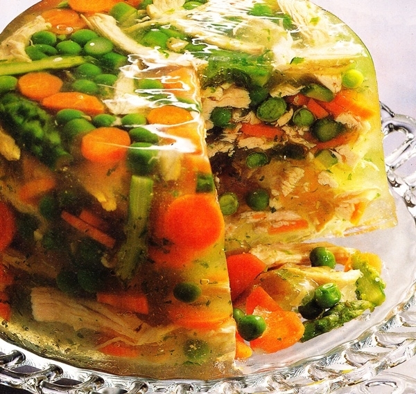 Aspic de pollo y verduras | The cook monkeys
